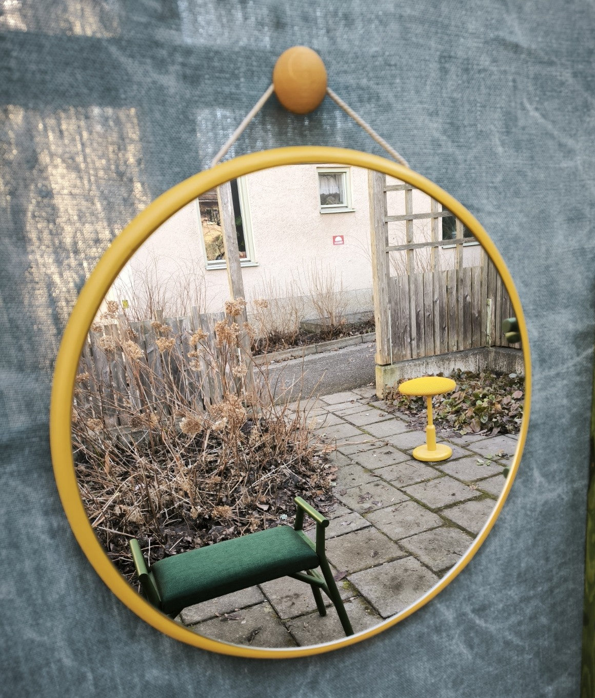 Spegel  Gröndal Träkvista rund