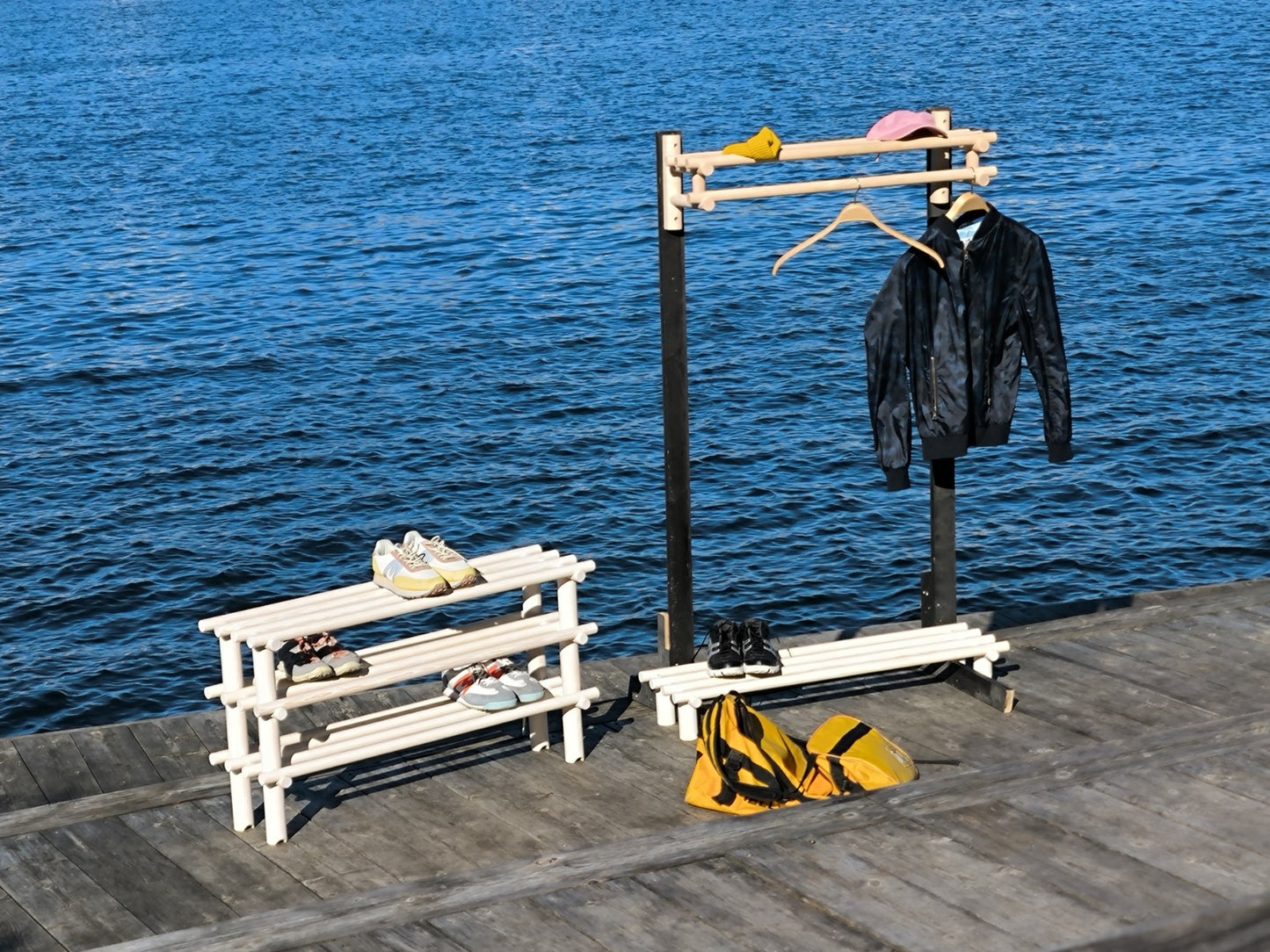 Skohylla Essingen, byggbar hylla